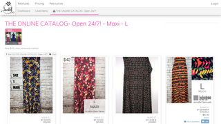 
                            2. ShopTheRoe | The LuLaRoe ONLINE Catalog - Maxi L - Shoptheroe Portal