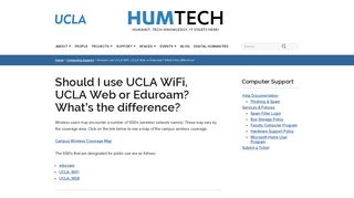 
                            2. Should I use UCLA WiFi, UCLA Web or Eduroam? What's the ... - Ucla Wifi Portal