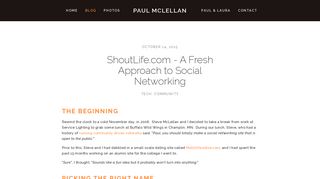 
                            3. ShoutLife.com - A Fresh Approach to Social Networking ... - Shoutlife Login