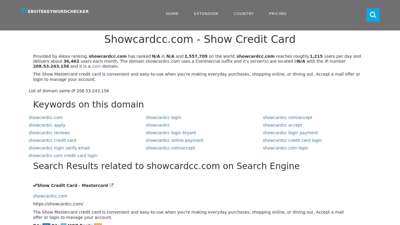 
                            4. showcardcc.com - Show Credit Card