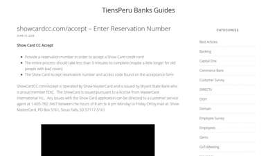 
                            5. showcardcc.com/accept – Enter Reservation Number