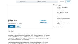 SHS Services | LinkedIn - Shs Payroll Portal