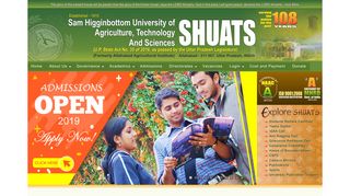 
                            2. SHUATS :: U.P.State Act No. 35 of 2016 - Shiats Result Student Login