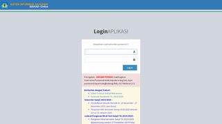 
                            1. SIAKAD v 4.1| Log in - Universitas Lampung - Portal Siakad Unila