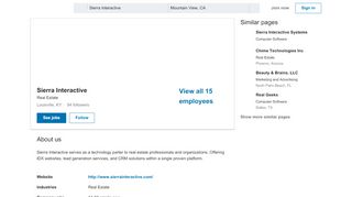 
                            8. Sierra Interactive | LinkedIn - Sierra Interactive Client Portal