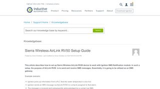 
                            8. Sierra Wireless AirLink RV50 Setup Guide - Ace Manager Portal