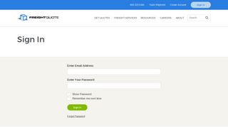 
Sign In and Manage Freight Shipments Online | Login ...  
