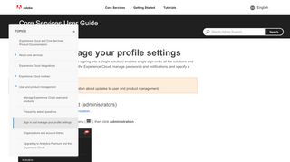 
                            3. Sign in and manage your profile settings - Experience Cloud - Https Sc2 Omniture Com Portal