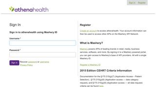 
                            2. Sign In - athenahealth - Athenanet Portal Full Site