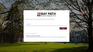 
                            3. Sign In - Bay Path University - Bay Path University Portal