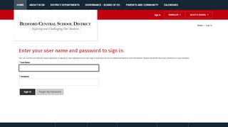 
                            3. Sign In - Bedford Central School District - Bcsdny Student Portal