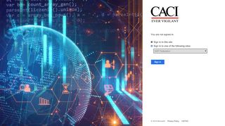 
                            2. Sign In - CACI - Caci Adp Portal