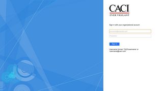 
                            3. Sign In - CACI - Caci Benefits Portal