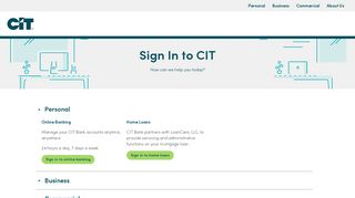 
                            1. Sign In - CIT - Bankoncit Portal