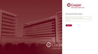 
                            4. Sign In - Cooper Health Portal