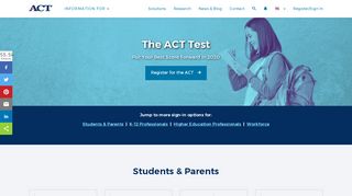 
Sign In, Create an Account, or Order ACT Solutions | ACT
