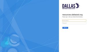 
                            3. Sign In - Dallas ISD - Dallas Isd Outlook Portal