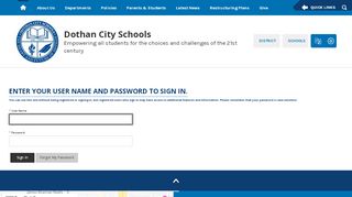 
                            1. Sign In - Dothan City Schools - Classworks Dothan City Schools Portal