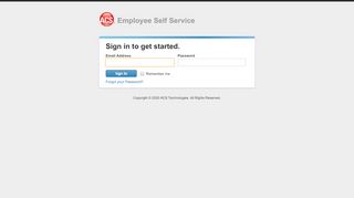 
                            3. Sign In - Employee Services - Employee Self Service - Acs Employee Portal