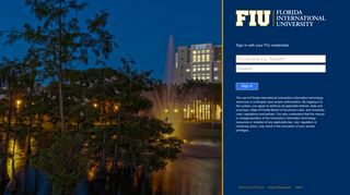 Sign-in - Florida International University