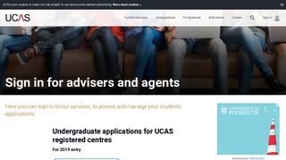 
                            7. Sign in for advisers and agents | Undergraduate | UCAS - Ucas Id Portal