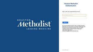 
                            4. Sign In - Houston Methodist - Methodist Mars Portal Login