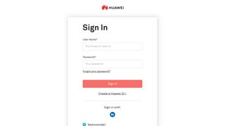 
                            5. Sign in - Huawei - Huawei Cloud Service Portal