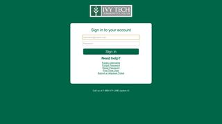 
                            1. Sign In - Ivy Tech Outlook Portal