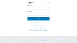 
                            1. Sign in - Kaiser Permanente - Kaiser Health Connect Portal