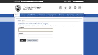 
                            2. Sign In - Lower Dauphin School District - My Ld Portal