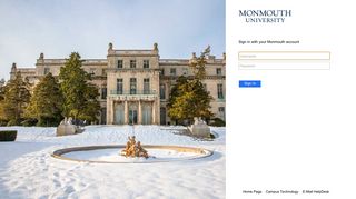 
                            1. Sign In - Monmouth University - Monmouth University Portal