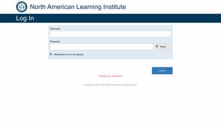 
                            1. Sign In - North American Learning Institute - North American Learning Institute Portal