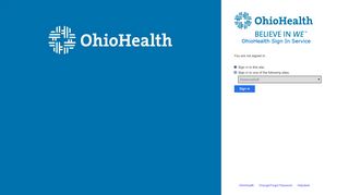 
                            2. Sign In - OhioHealth - Ohiohealth Email Login Outlook