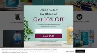Sign In or Register : Yankee Candle - Yankee Candle Portal