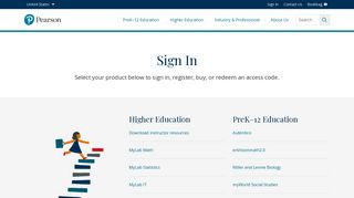 
                            8. Sign In | Pearson - Pearson Higher Education Instructor Portal