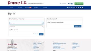 
Sign In - Property ID  
