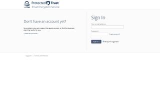 
Sign In - Protected Trust  
