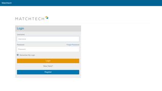 
                            1. Sign In / Register - Matchtech - Matchtech Portal