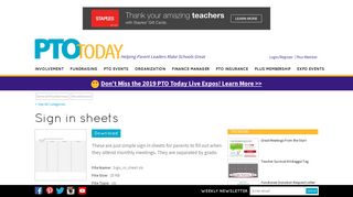 
                            1. Sign in sheets - PTO Today - Pta Sign In Sheet