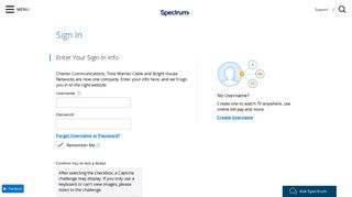 
                            1. Sign in - Spectrum.net - Time Warner Cable Portal My Account