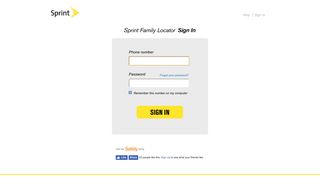 
                            1. Sign In - Sprint Family Locator - Sfl Login Sprint