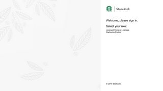 
                            1. Sign In - Starbucks - Starbucks Storelink Login