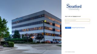 
                            1. Sign In - Stratford University - Online Stratford Edu Portal