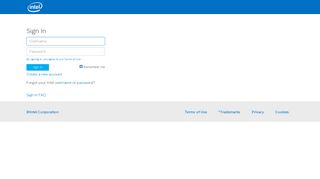 
                            2. Sign In - Supplier.Intel.Com - Intel Supplier Portal