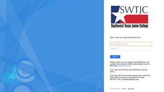
                            2. Sign In - Swtjc Web Portal