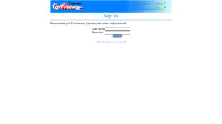 
                            3. Sign in - TaxFreeway Express - Taxfreeway Portal