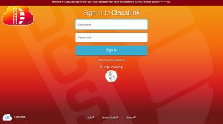 
                            4. Sign in to ClassLink - Launchpad Classlink Sign In