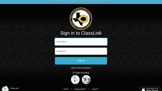 
Sign in to ClassLink
