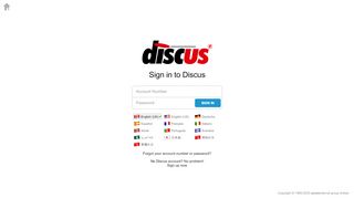 
                            2. Sign in to Discus®