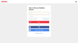 Sign In to Grubhub | Order Online | Grubhub